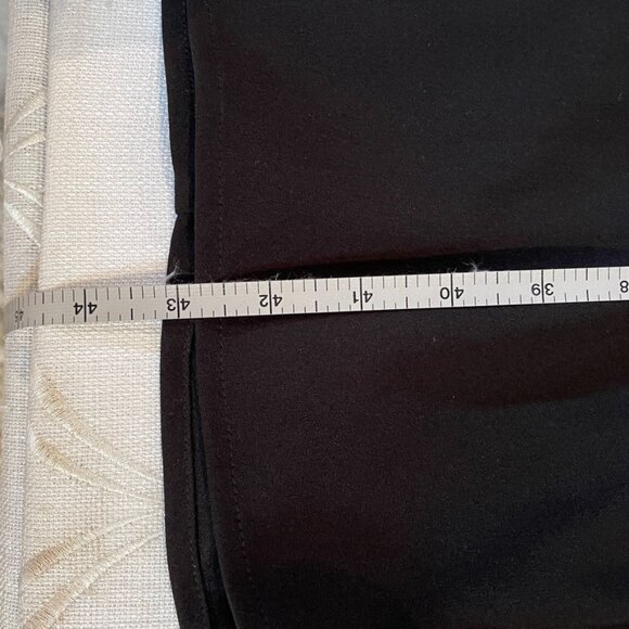 Long black dress evening graduation low back bow back detail sleeveless size L - Picture 7 of 11